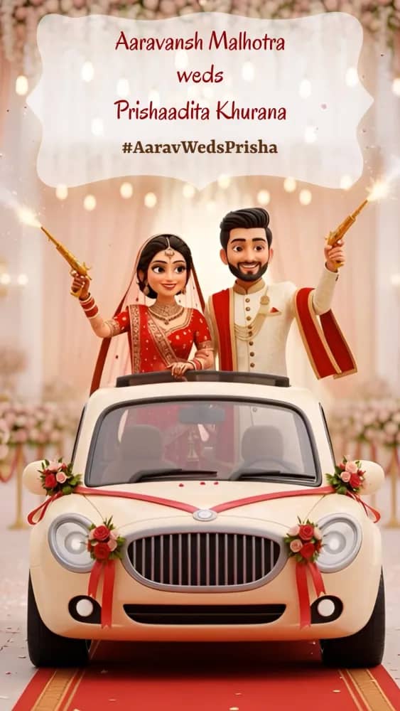 3D Indian Wedding Invitation Video Template - Wedding invitation template