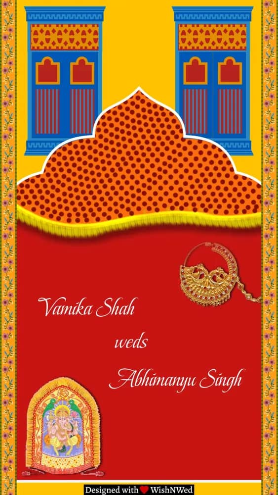Kumaoni-Garhwali Theme Wedding Invitation Video - Wedding invitation template